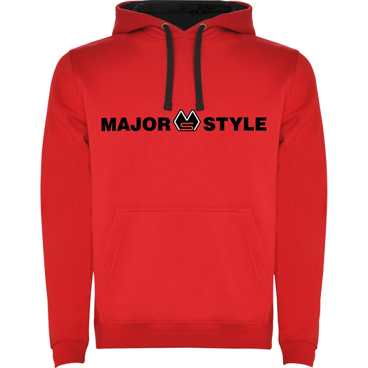 Sudadera Urban rojo/negro